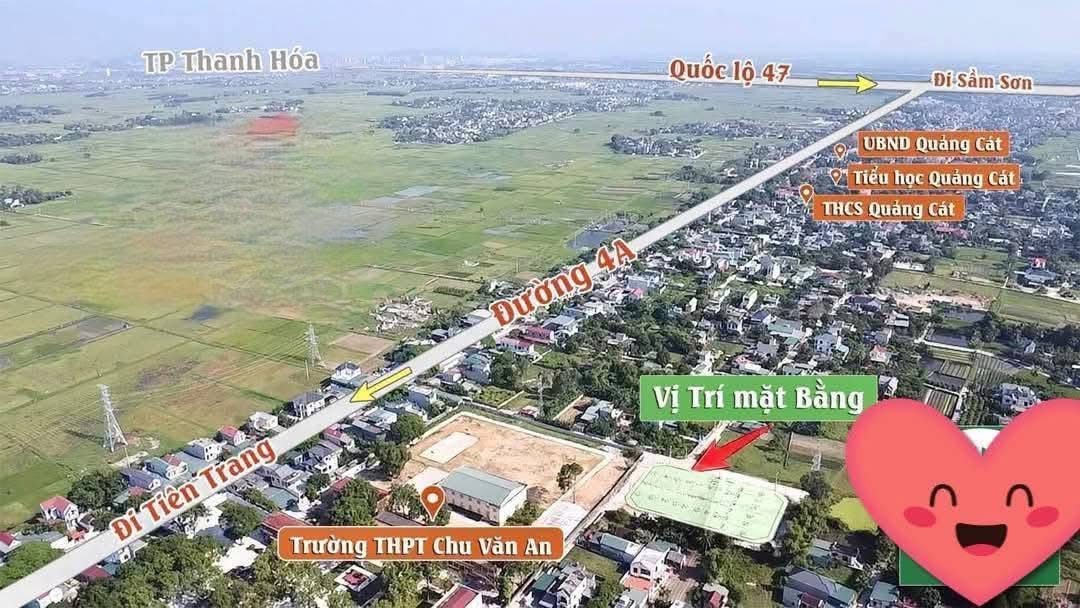 Đất nền góc 2 mặt tiền Đường 4A, Quảng Cát, 85m² - Giá tốt hiếm có!