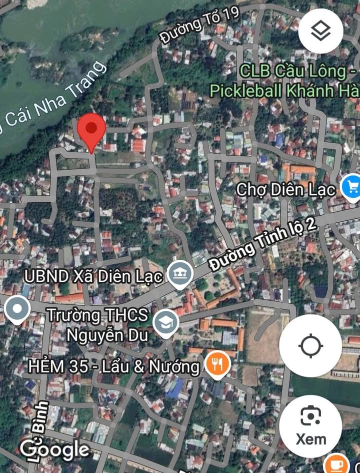 Nhà mặt tiền Đường Trung Tâm Diên Lạc 70m² giá 790 triệu - Gần chợ và trường học!