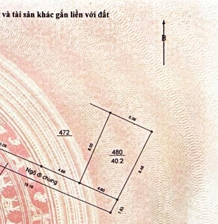 Đất Vĩnh Hưng, Hoàng Mai 40m² giá thỏa thuận - Sẵn GPXD 4 tầng