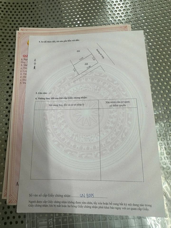 Đất nền thôn Gạo, xã Cao Dương, 99m² - Cơ hội đầu tư sinh lời!