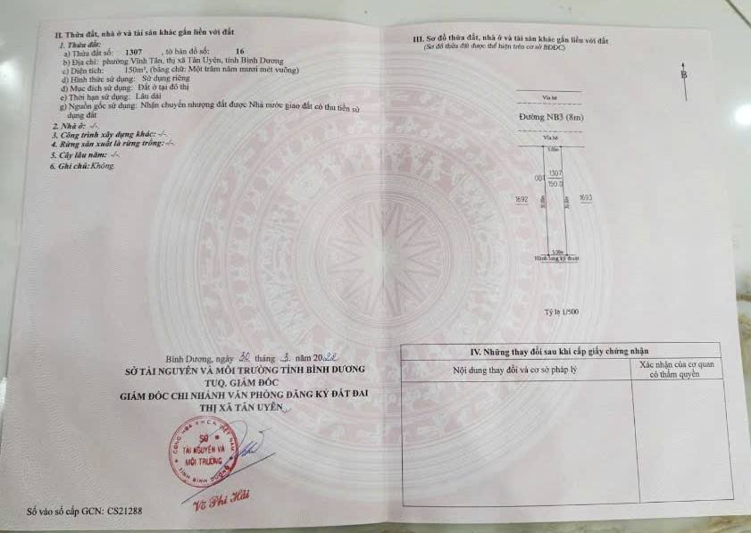 Đất nền Vĩnh Tân, 150m² giá 2.499 tỷ - Bớt lộc cho khách thiện chí!