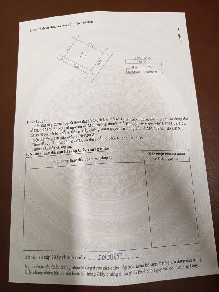 Đất nền Hiền Giang Thường Tín 150m² giá 6 tỷ - Đường ô tô đỗ cửa, tiềm năng đầu tư lớn!