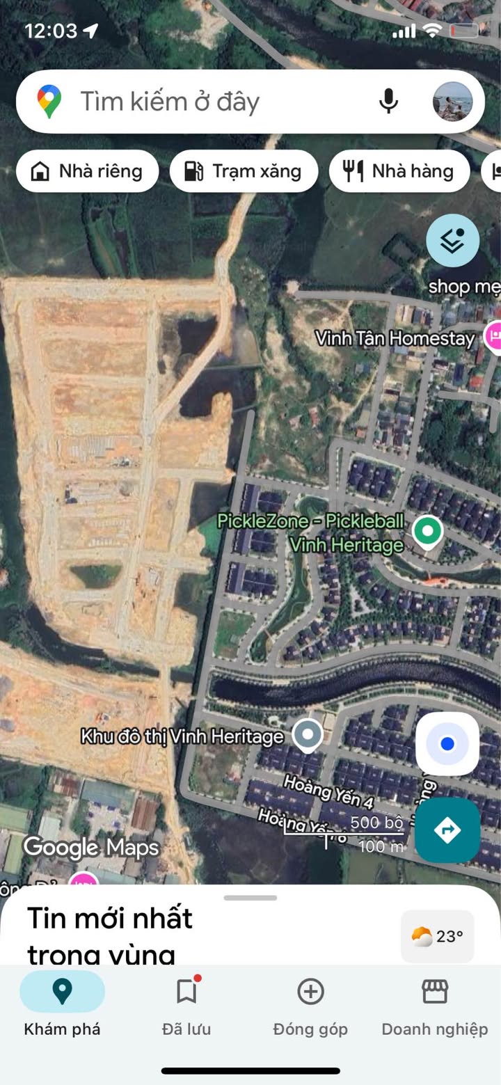 Đất tái định cư Vinh Heritage 132m² giá 6.93 tỷ - Tây tứ mệnh, xây tự do!