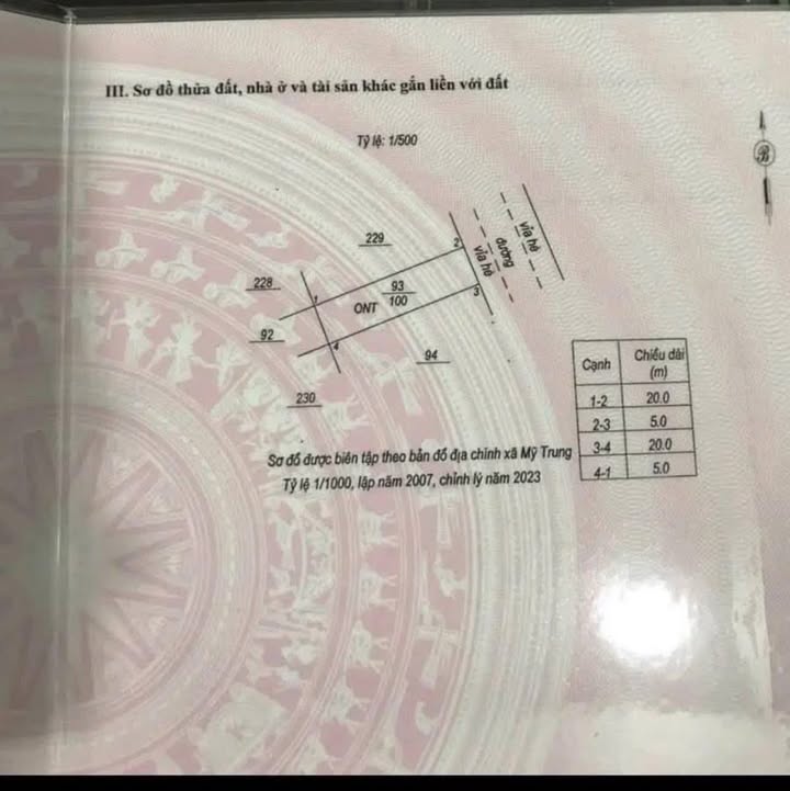 Đất nền 100m² mặt đường nhánh Nhà hàng Cánh Diều Vàng giá 1.65 tỷ - Đầu tư sinh lời