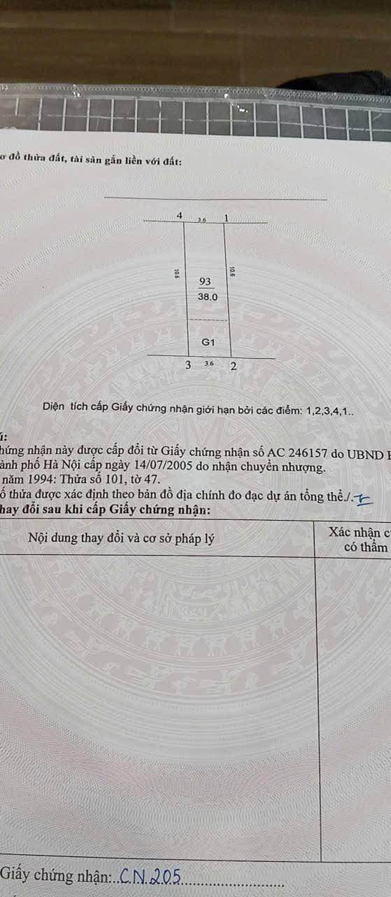 Nhà đẹp Tây Mỗ 38m² giá 7.5 tỷ - Sổ đỏ chính chủ, ô tô đỗ gần!