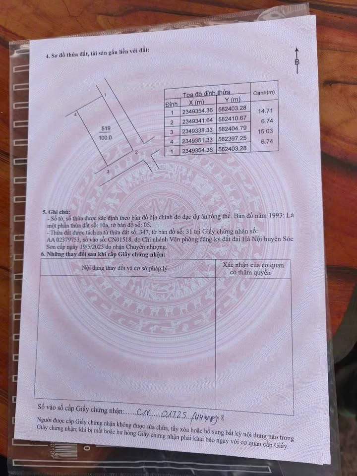 Đất nền Bắc Thượng Nội Bài 100m² giá 3 tỷ - Tiềm năng đầu tư lớn!