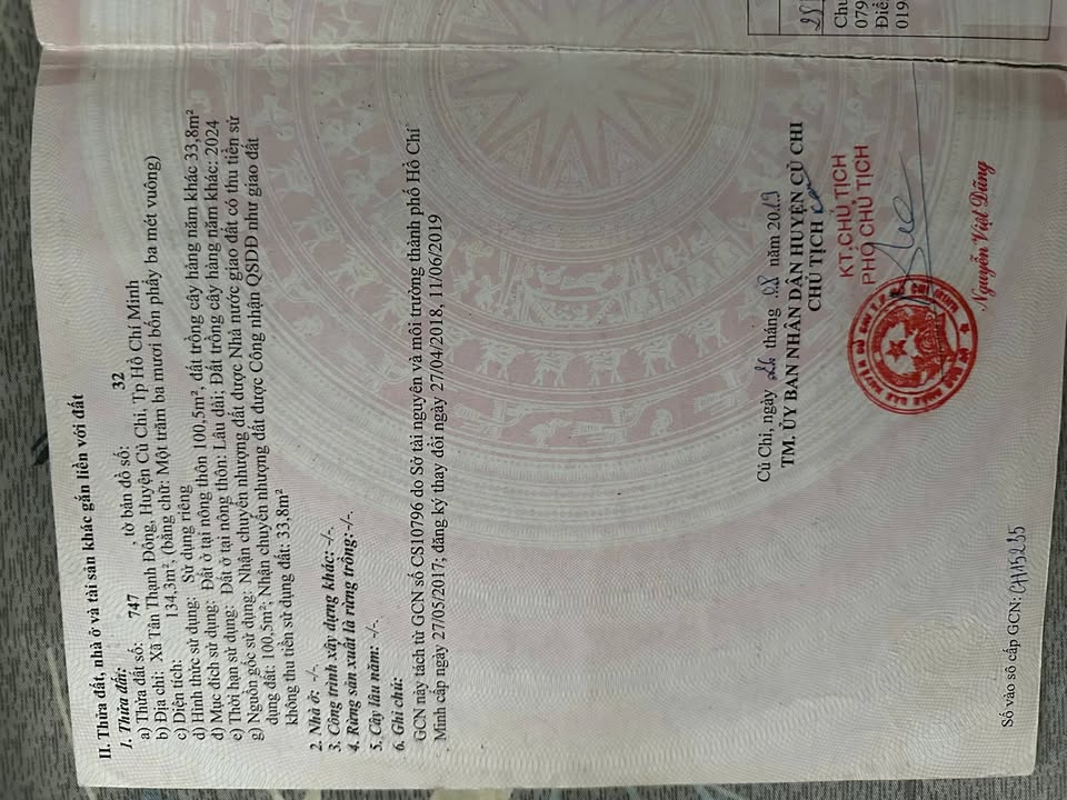 Đất nền Tân Thạnh Đông, Củ Chi 132m² giá 2.2 tỷ - Đầu tư sinh lợi ngay!