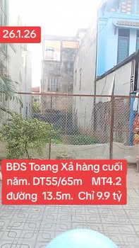 Đất nền phân lô đường 13.5m Quận Long Biên 65m² giá chỉ 9 tỷ - Cơ hội đầu tư hiếm có!
