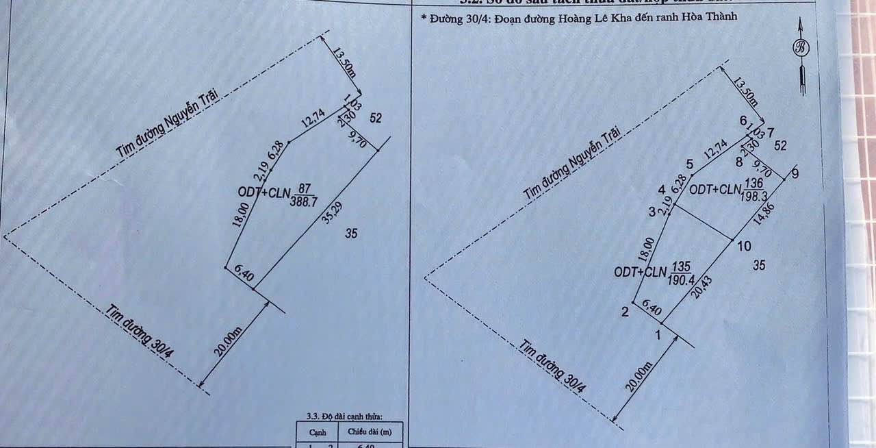Đất mặt tiền góc ngã ba 30/4 và Nguyễn Trãi 388,7m² - Cơ hội đầu tư sinh lời