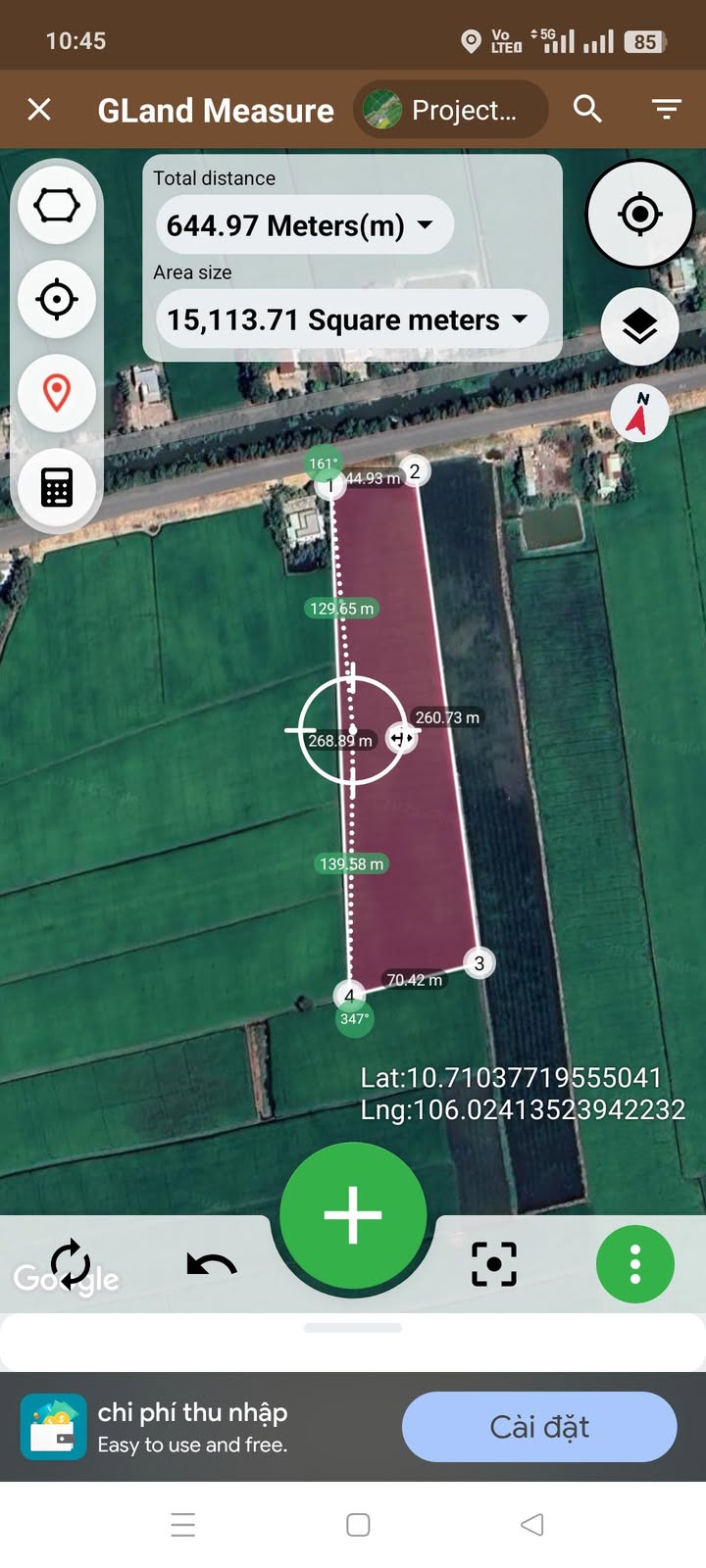 Đất nền 15.000m² tại xã Mộc Hóa, Tây Ninh - Giá chỉ 4.65 tỷ, đầu tư sinh lời!