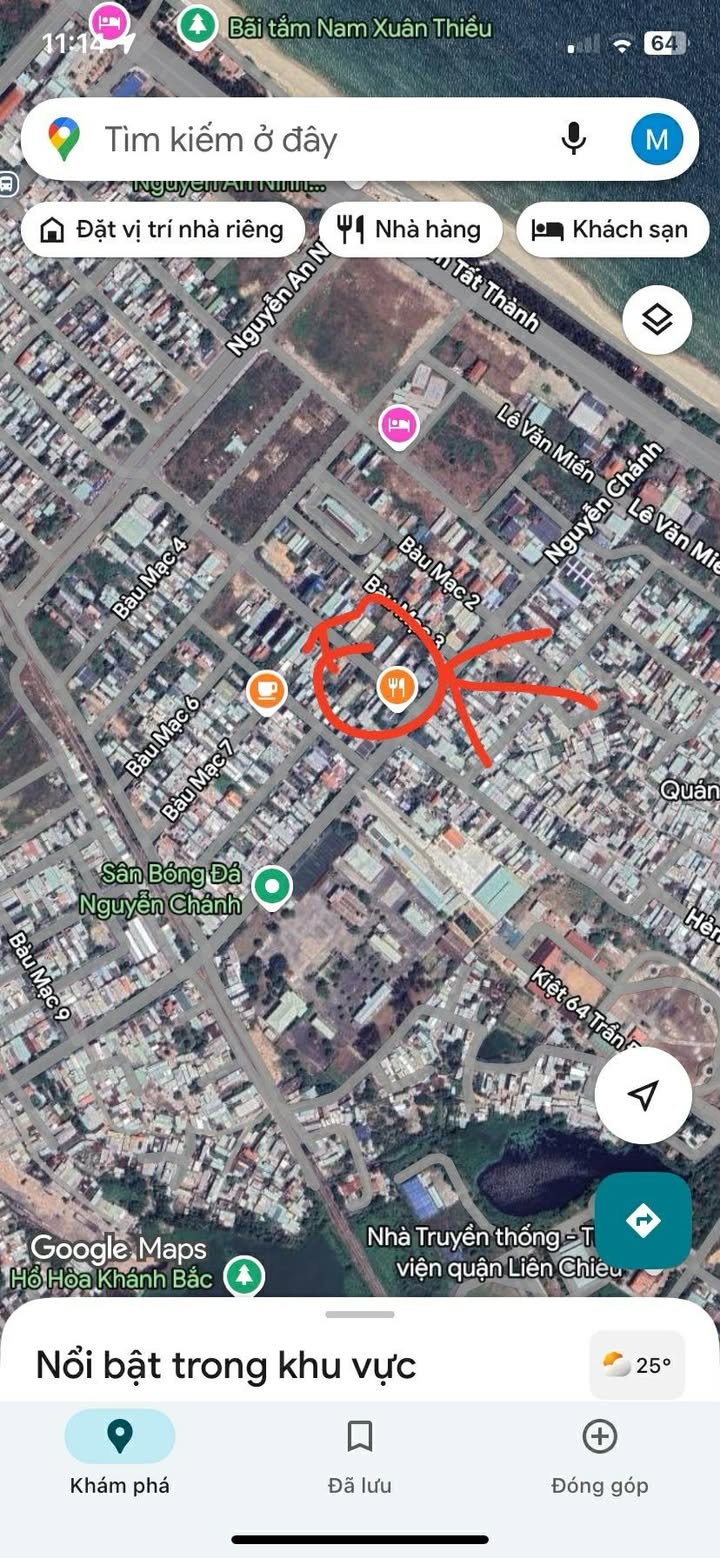 Đất nền CV Nước Mikazuki Đà Nẵng 138m² giá 5 tỷ - Vị trí vàng ven biển!