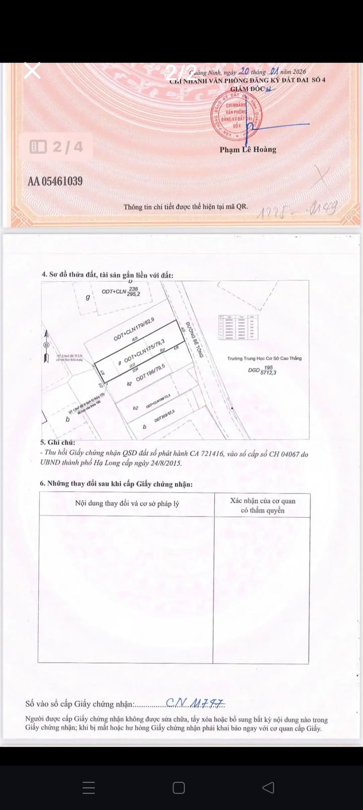 Đất nền đường Cao Thắng, Quận 3, 79m² giá 2.4 tỷ - Sổ hồng chính chủ!