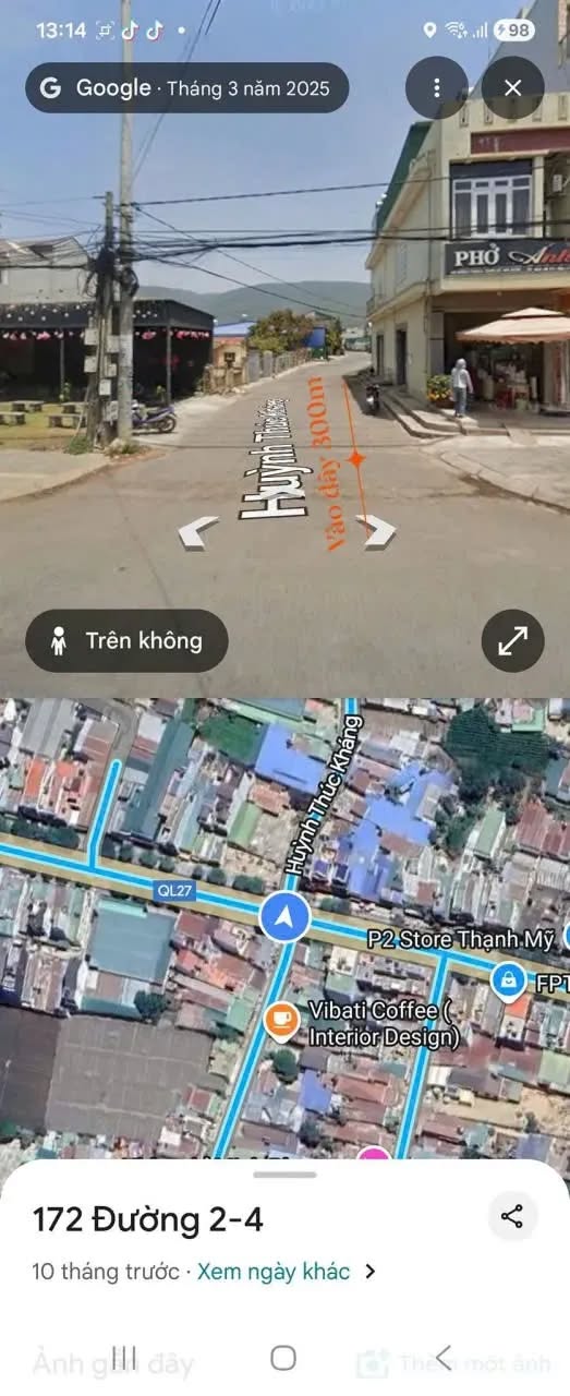 Đất nền đường Huỳnh Thúc Kháng, 175m² giá 990 triệu - Sổ đỏ chính chủ!