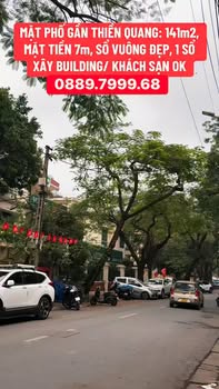 Nhà mặt phố Thiền Quang 141m² giá thỏa thuận - Sổ đỏ đẹp, đầu tư kinh doanh lý tưởng!