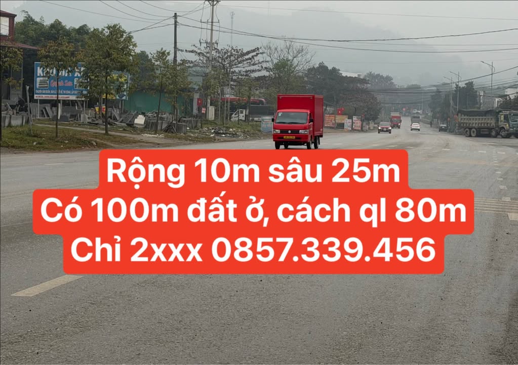 Đất nền Phường Nông Tiến, Tuyên Quang 250m² giá tốt - Tiềm năng đầu tư lớn!