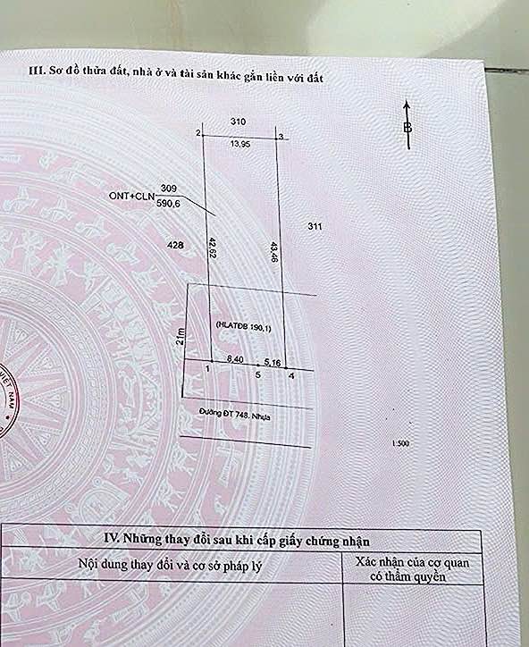 Đất nền DT748 Phường An Tây, Bình Dương 2720m² giá 10.99 tỷ - Cơ hội đầu tư tuyệt vời!