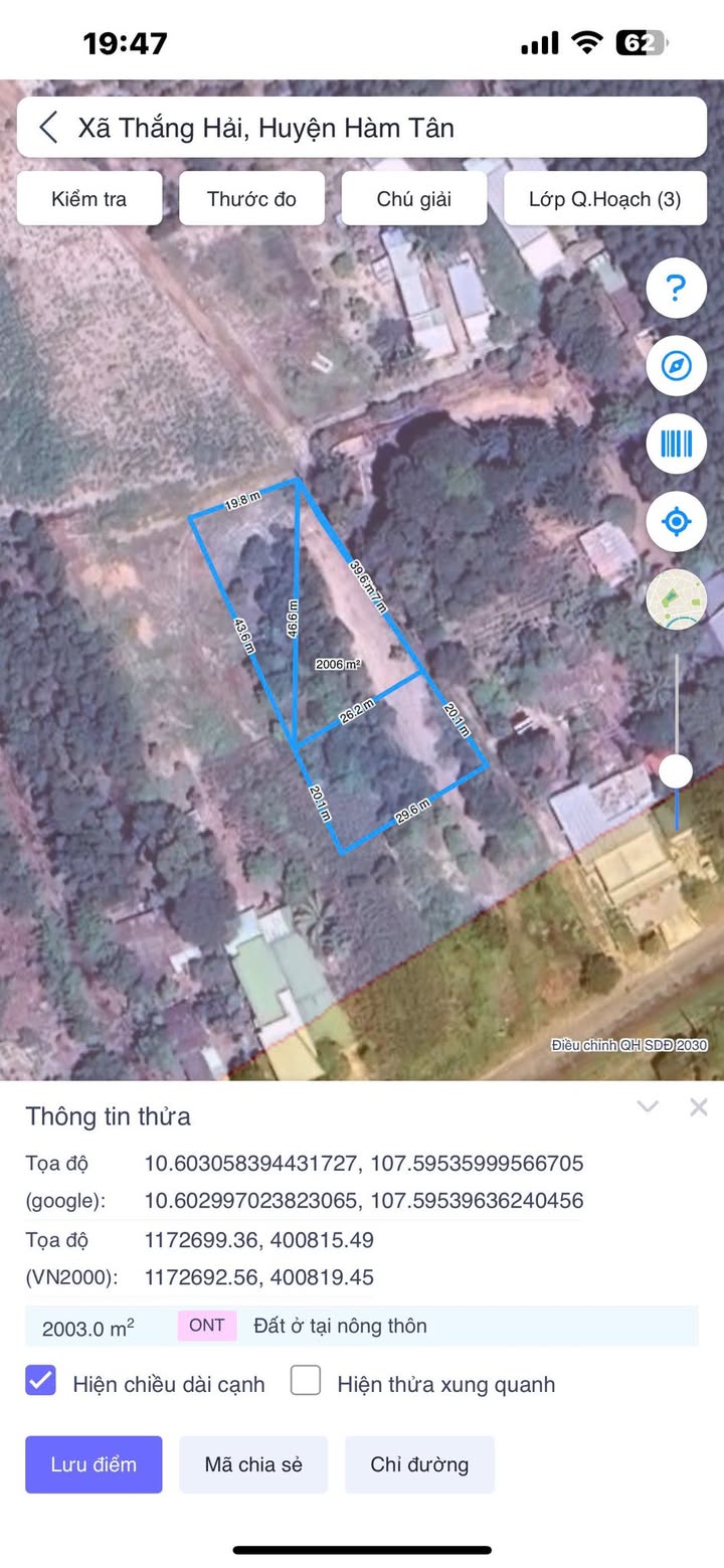 Bán đất thổ cư 1711m² Quốc lộ 55, Xã Thắng Hải, Bình Thuận - Giá 46.4 tỷ, Sổ hồng chính chủ