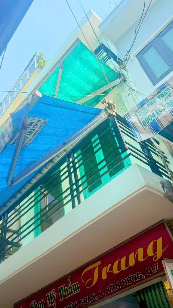 Bán Nhà Mặt Tiền Hẻm Trần Xuân Soạn, Quận 7 - 2.96 tỷ, Sổ Hồng Chính Chủ!