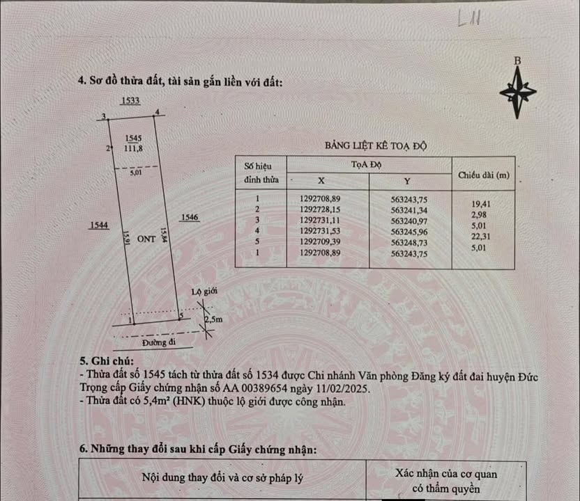 Đất nền liền kề Đức Trọng 112m² giá 900 triệu - Cơ hội đầu tư hấp dẫn!