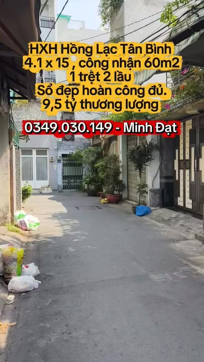 Nhà phố Tân Bình 60m² giá 9.5 tỷ - Đầu tư sinh lời ngay!