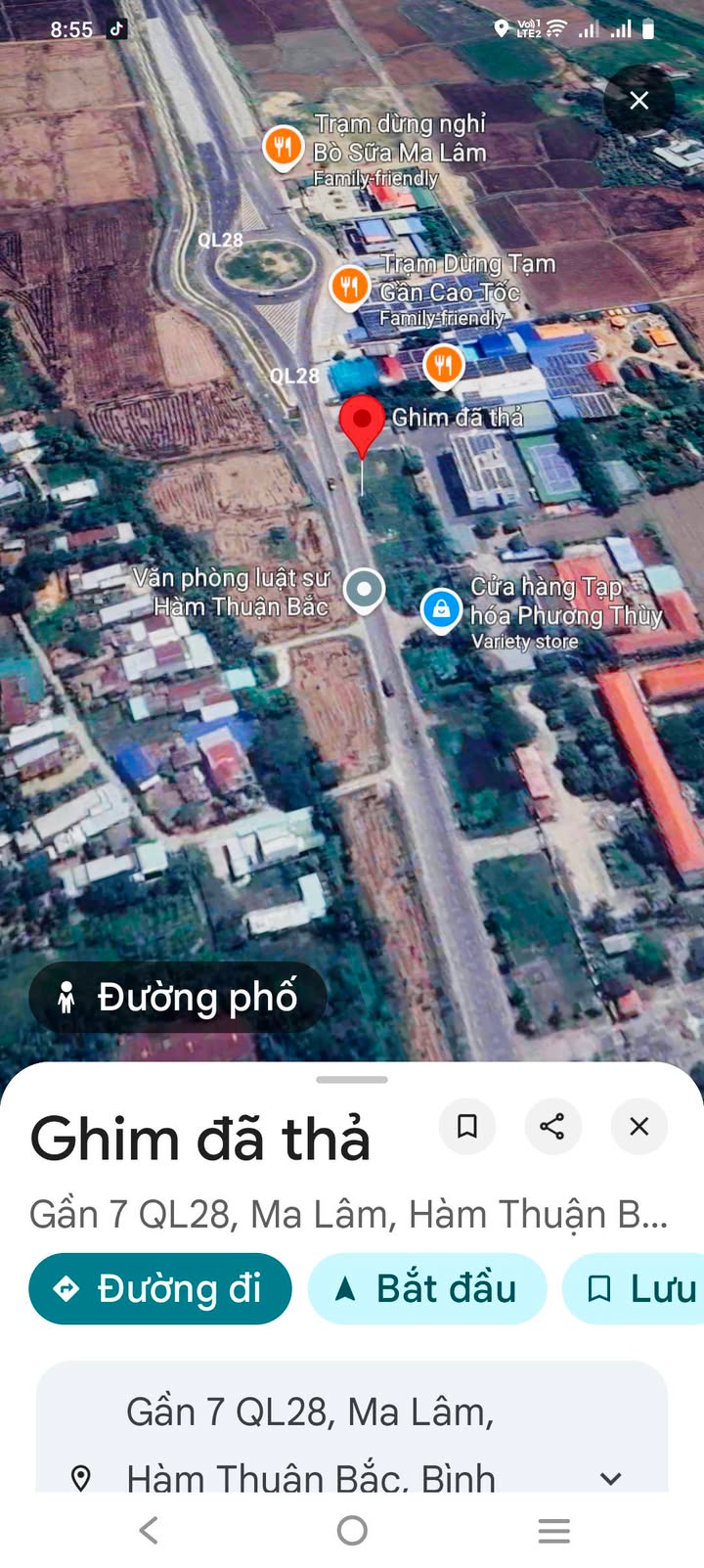 Đất mặt tiền QL28 Xã Hàm Thuận 503m² giá 2.3 tỷ - Cơ hội đầu tư tuyệt vời!