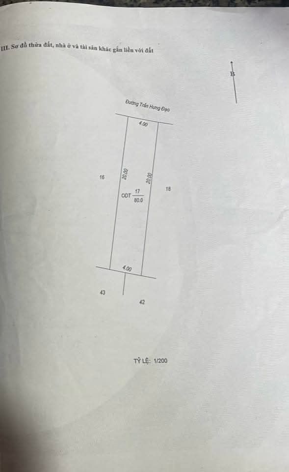 Bán gấp FrontHouse mặt tiền Trần Hưng Đạo, TP Nam Định, 80m² - Hàng độc quyền!