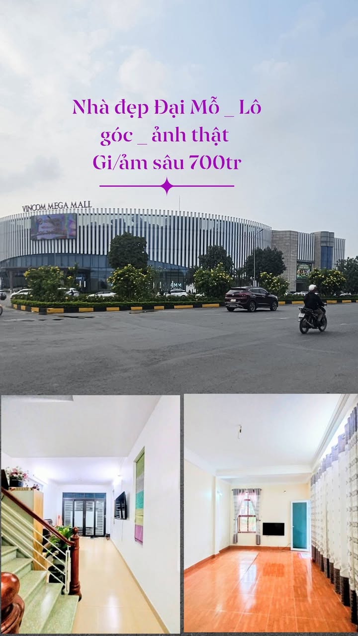 Nhà lô góc 4 tầng Đại Mỗ, Nam Từ Liêm 48m² giá chỉ 9.5 tỷ - Sẵn sàng ở ngay!