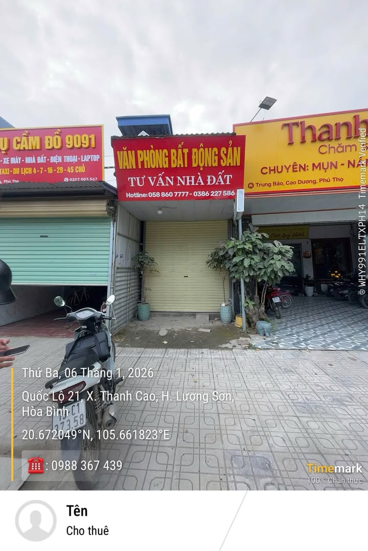 Nhà mặt tiền QL21 Lương Sơn 126m² giá 1.958 tỷ - Kinh doanh sầm uất!