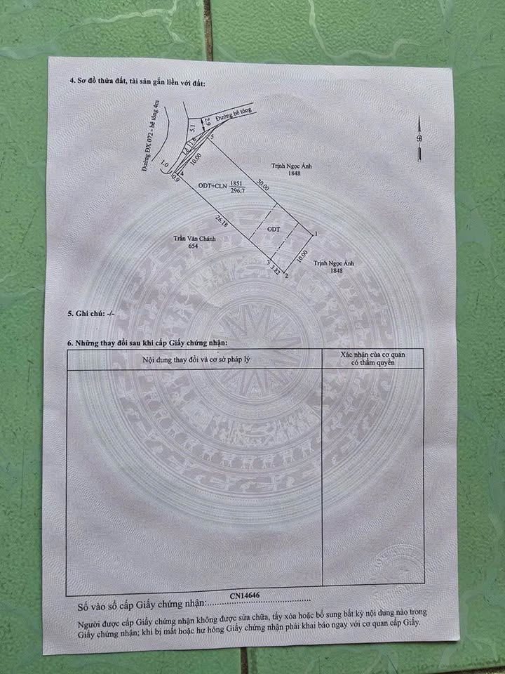 Nhà mặt tiền kinh doanh Đường Dx072 Định Hòa 297m² giá 3.65 tỷ - Đầu tư sinh lời ngay!