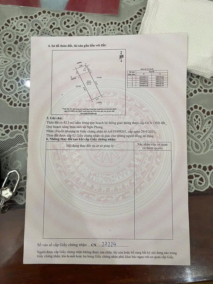 Đất nền tiềm năng tại Xóm 1, Nghi Phương 389m² giá chỉ từ 20 triệu/m² - Đón đầu quy hoạch!
