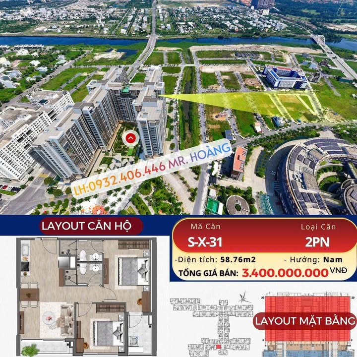 Căn hộ FPT Plaza 4, Thanh Xuân, 59m² giá 3.4 tỷ - View thoáng đẹp