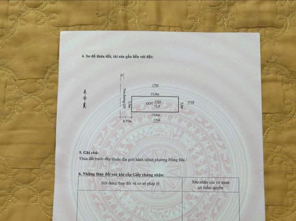 Lô đất TĐC MB 199 Đông Hải 75m² giá thỏa thuận - Chính chủ bán gấp!