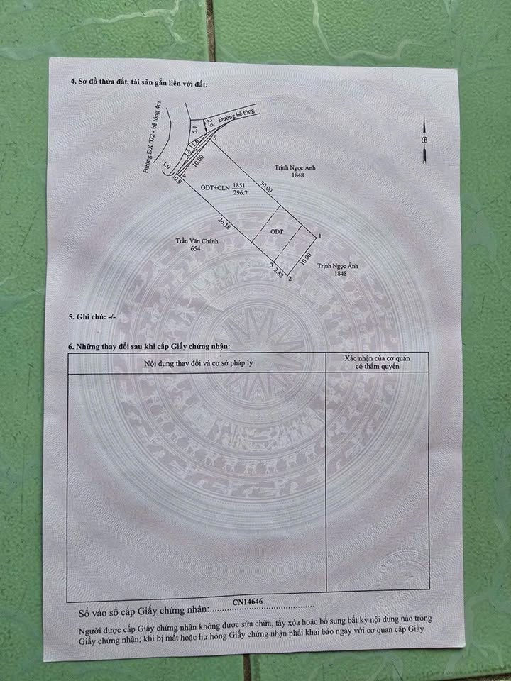 Đất mặt tiền Dx072, Phường Chánh Hiệp, Thủ Dầu Một 300m² giá 3.65 tỷ - Đầu tư sinh lời hấp dẫn!