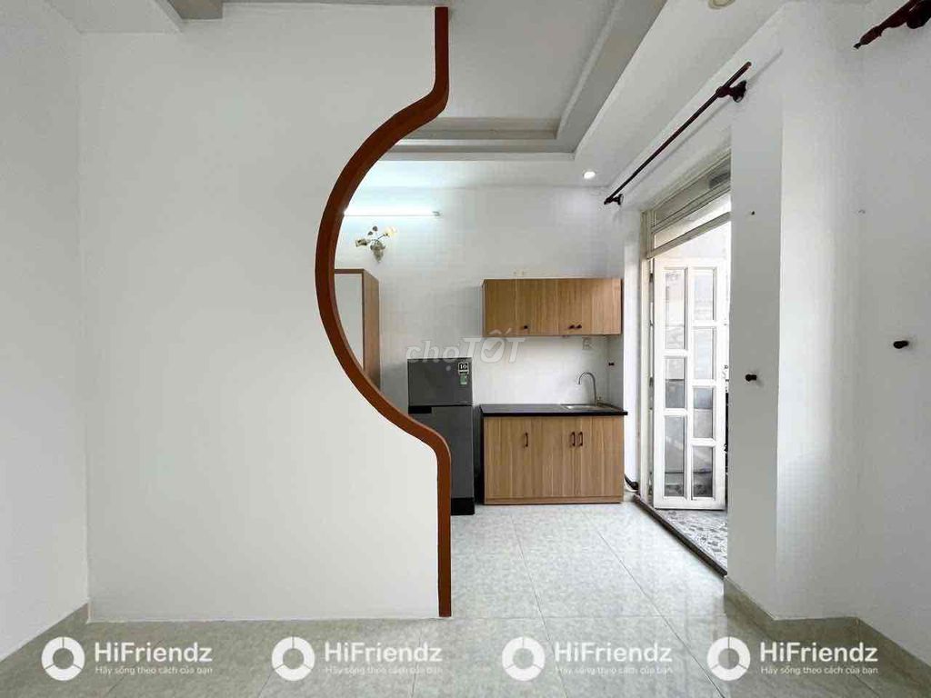 Studio cho thuê Lê Văn Quới 30m² giá 4.2 triệu - Full nội thất tách bếp, ban công thoáng mát!