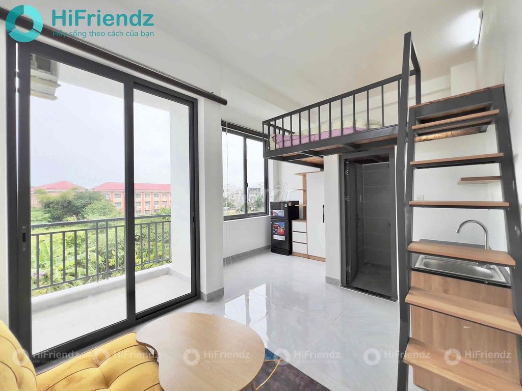 Căn hộ Duplex Bancol 25m² giá 5.5 triệu - Full nội thất gần ĐH UEH
