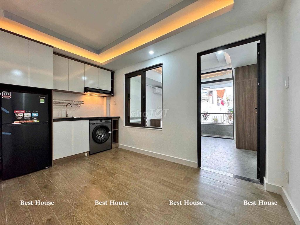 Căn hộ 1PN mới xây ngay Hoàng Văn Thụ giá 7.7 triệu - Sẵn sàng vào ở!