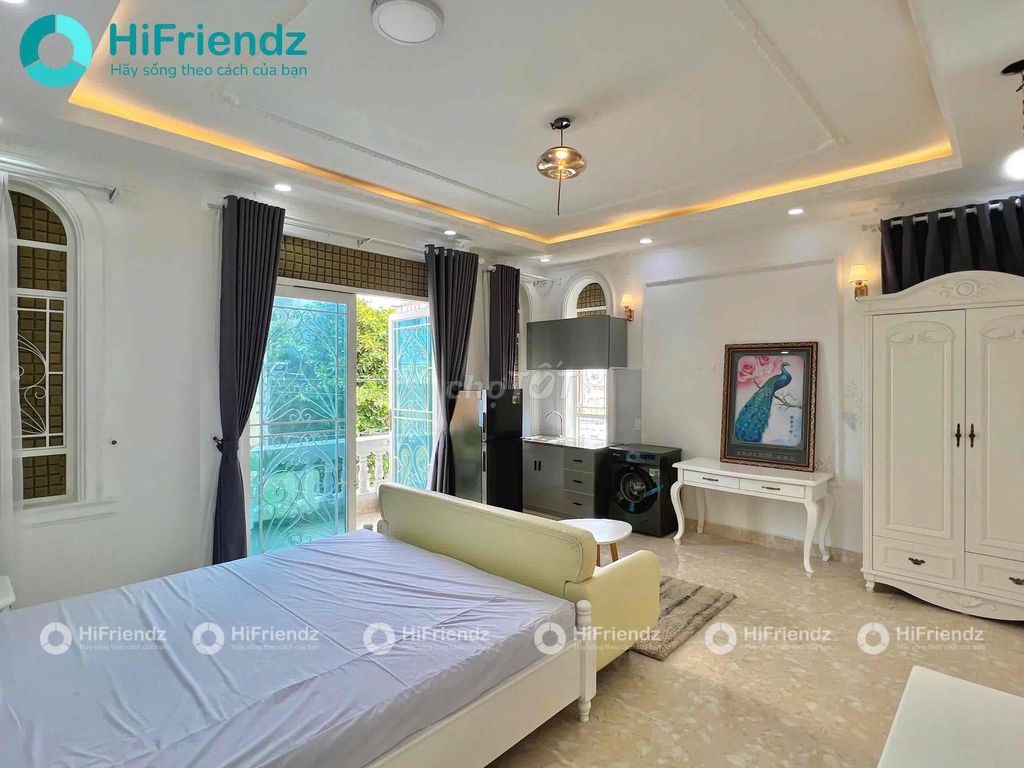 Căn hộ dịch vụ Quận 6 26m² giá 5.5 triệu - Full nội thất, máy giặt riêng!