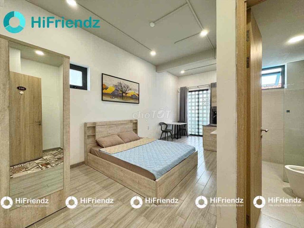 Căn hộ 35m² Đường Dương Bá Trạc, Quận 8 giá 5.2 triệu - Mới 100% full nội thất