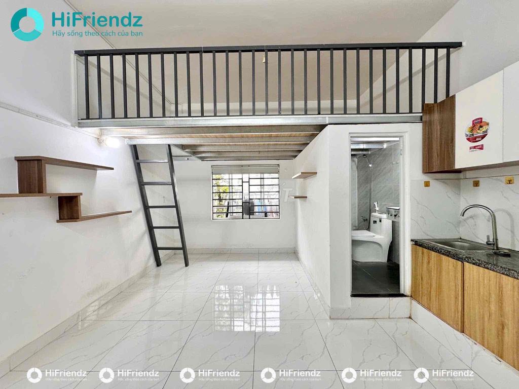 Phòng trọ có gác tại KTX khu A, Làng Đại Học, Tân Lập, Dĩ An - Diện tích 35m² chỉ 3.3 triệu