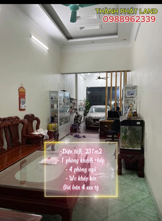 Nhà mặt đường 18A, Mạo Khê 231m² giá 4 tỷ - Đầu tư bền vững!