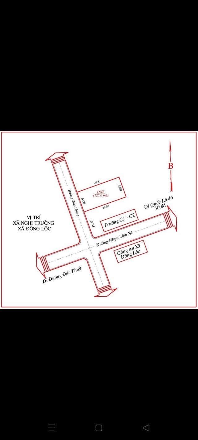 Đất Nghi Trường 125m² giá 1.8 tỷ - Vị trí thuận lợi gần trường học!