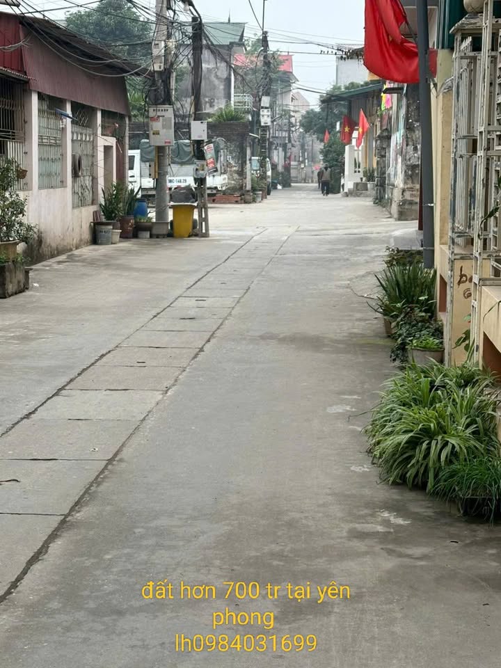 Đất thổ cư Yên Phụ, Yên Phong 70m² giá 700 triệu - Cơ hội đầu tư tuyệt vời!