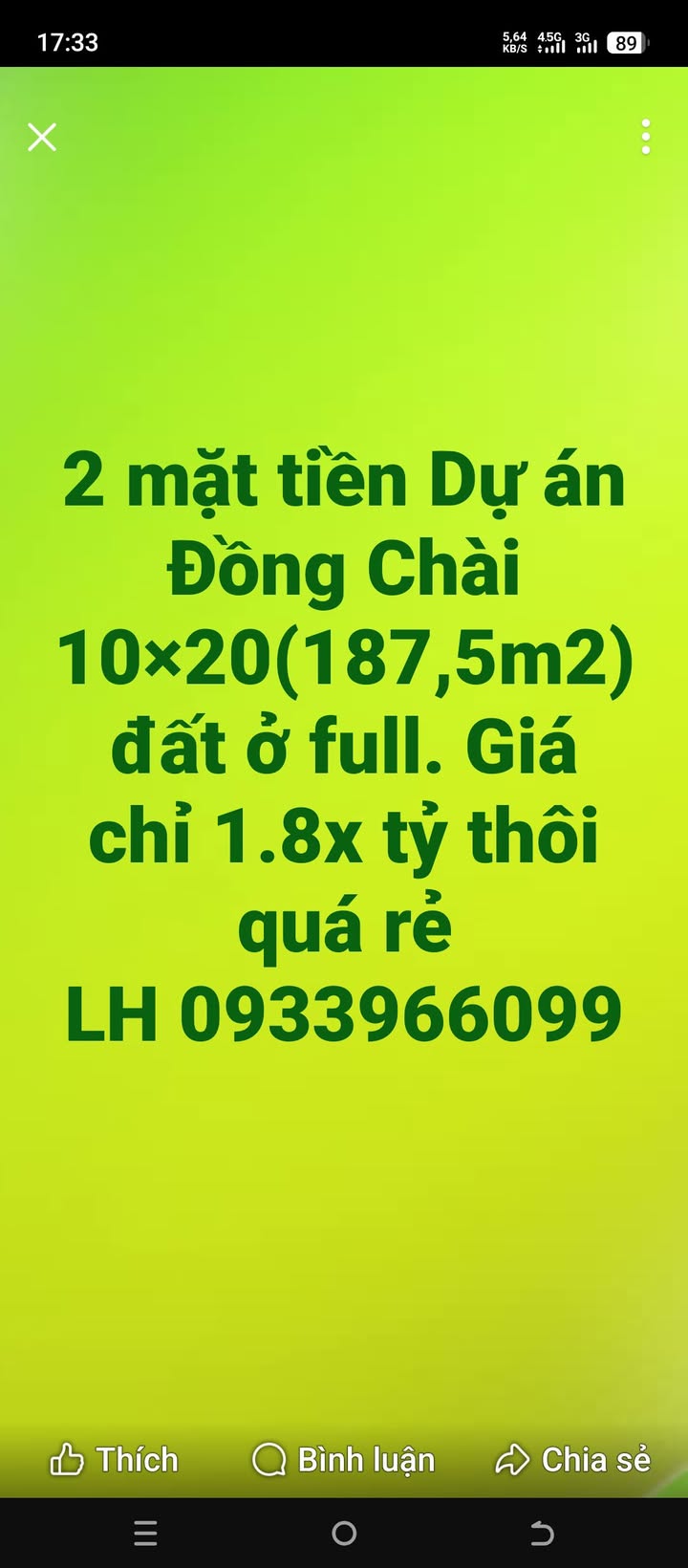 Đất nền Dự án Đồng Chài 188m² giá 1.8 tỷ - Đầu tư sinh lời ngay!