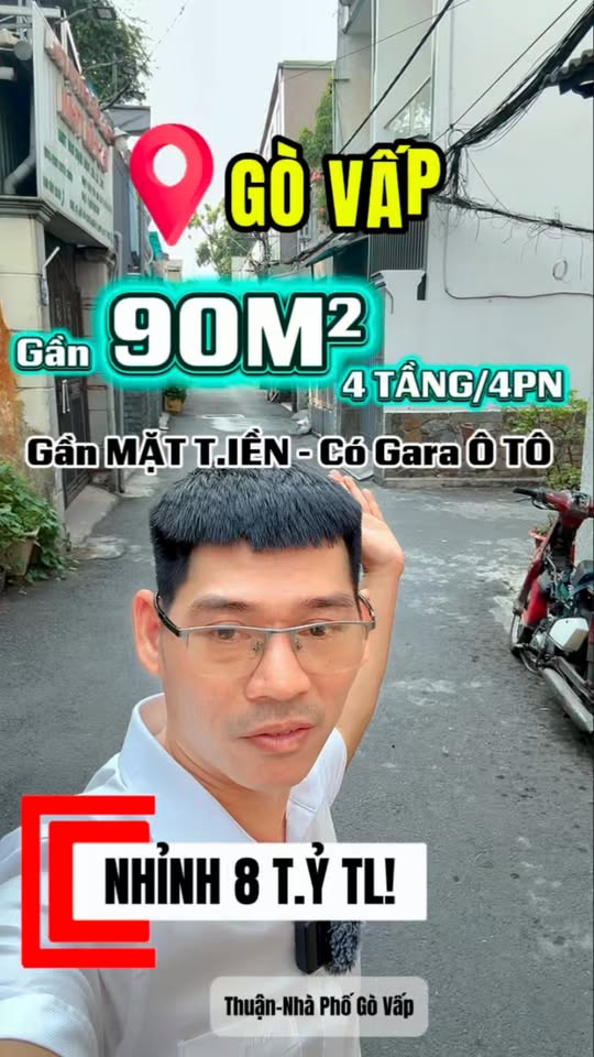 Nhà phố Gò Vấp 88m² giá 8 tỷ - Gần sân golf Tân Sơn Nhất!