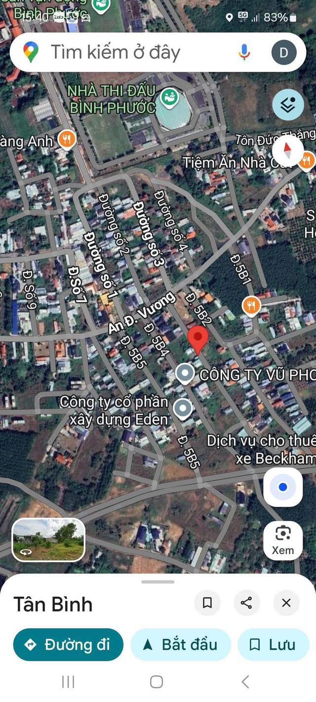 Đất thổ cư mặt tiền Đường nhựa 5B3, Đồng Xoài, 150m² - Đầu tư sinh lời ngay!