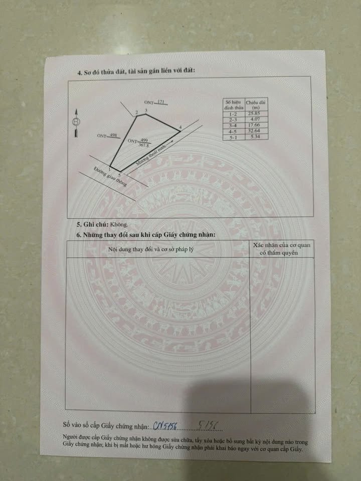 Đất thổ cư 100% xã Phú Lộc, Huyện Phù Ninh 367m² giá 600 triệu - Pháp lý rõ ràng!