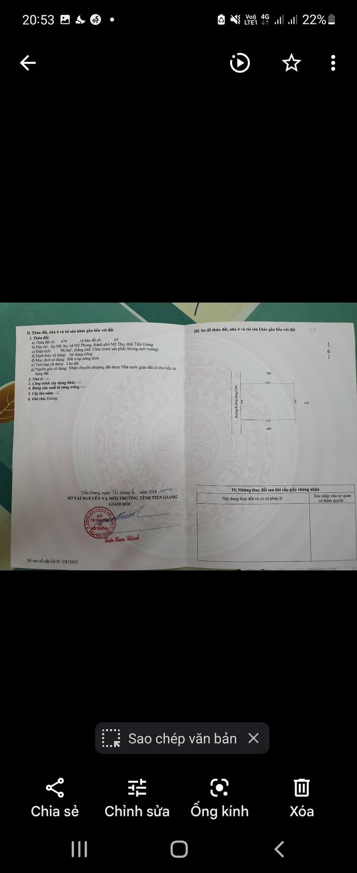 Đất thổ cư xã Mỹ Phong, Mỹ Tho 96m² giá 490 triệu - Cơ hội đầu tư tiềm năng!