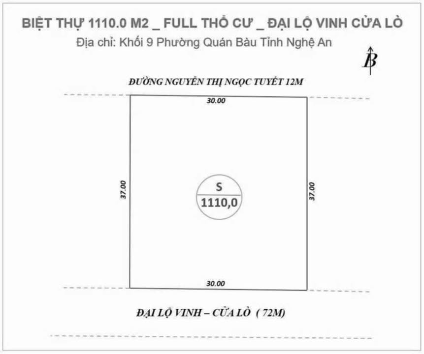 FrontHouse Đại Lộ Vinh Cửa Lò 1110m² giá 85 tỷ - Siêu vị trí 2 mặt tiền!