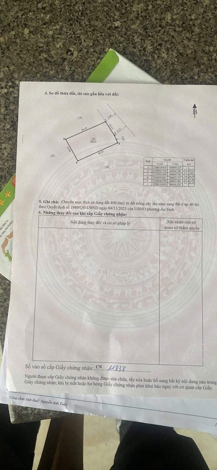 Đất thổ cư 400m² tại Đông Triều, Quảng Ninh giá thỏa thuận - Đầu tư sinh lời lý tưởng!