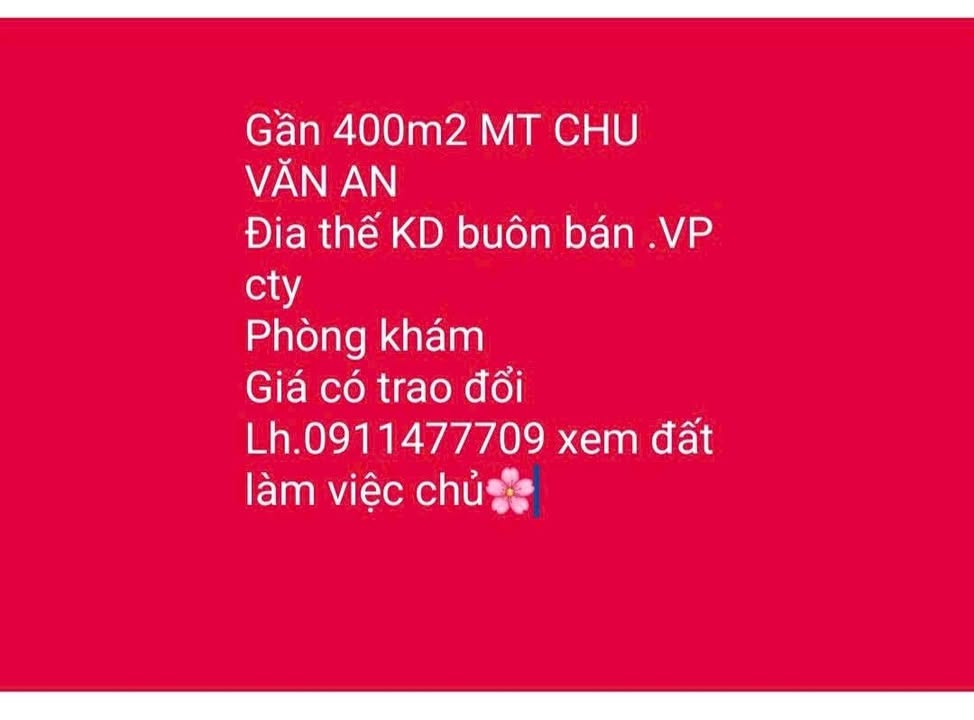 FrontHouse tại đường Chu Văn An, TP Quảng Ngãi, 400m² - Giá bán nhanh!
